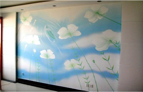 凭祥县画墙绘怎么画好白云的蓬松感？