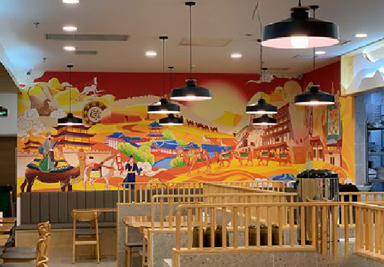 凭祥县商业空间彩绘介绍。