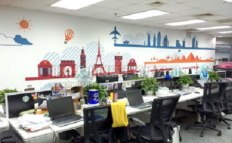 凭祥县教你设计办公室墙绘的方法。