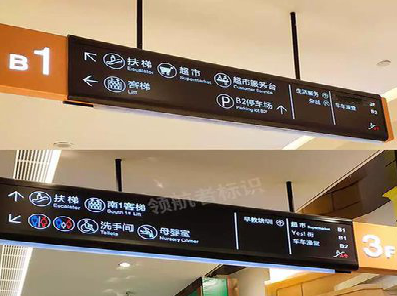 凭祥县如何通过商场标识牌引导客流分布？